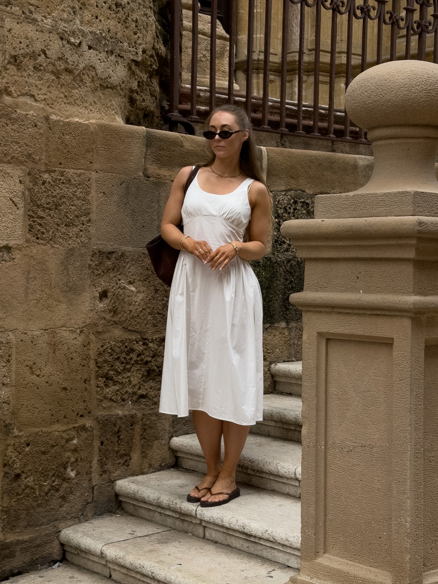 NMASTA Midi Dress - Cloud Dancer